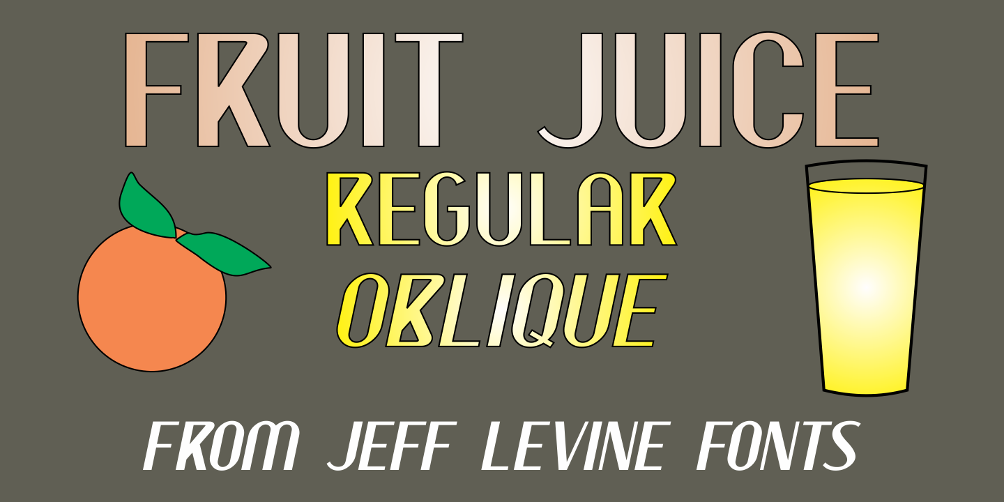 Font Fruit Juice JNL